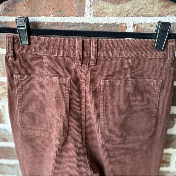 J. Crew Chocolate Brown Flare Corduroy Pants Size 27 - Picture 8 of 16